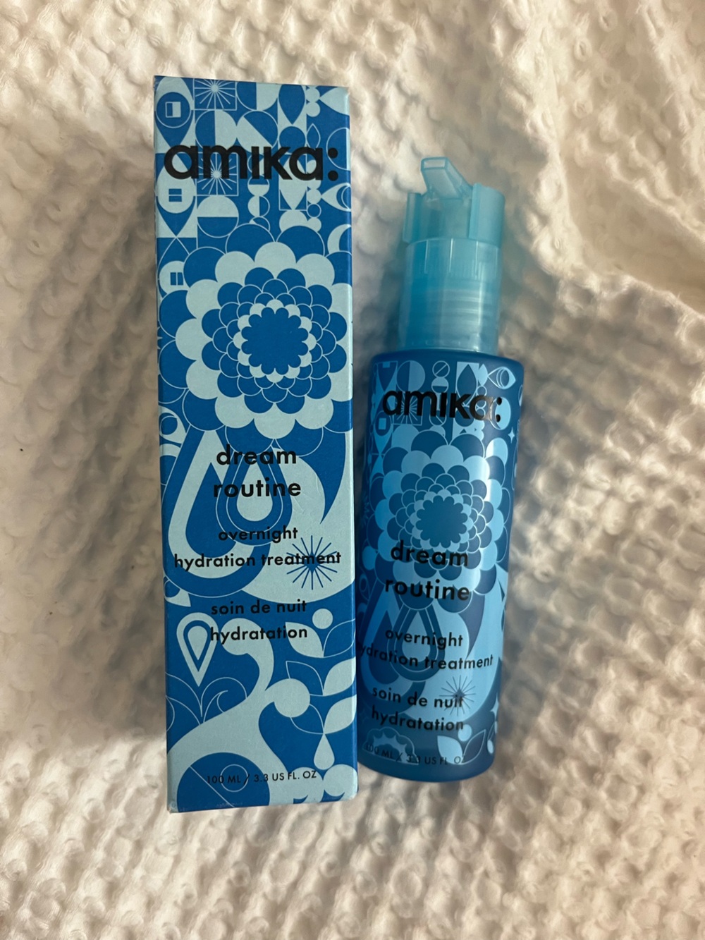 amika Dream Routine Overnight Hydration Treatment - Blue